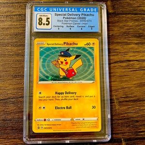 Pokémon Special Delivery Pikachu Graded Card